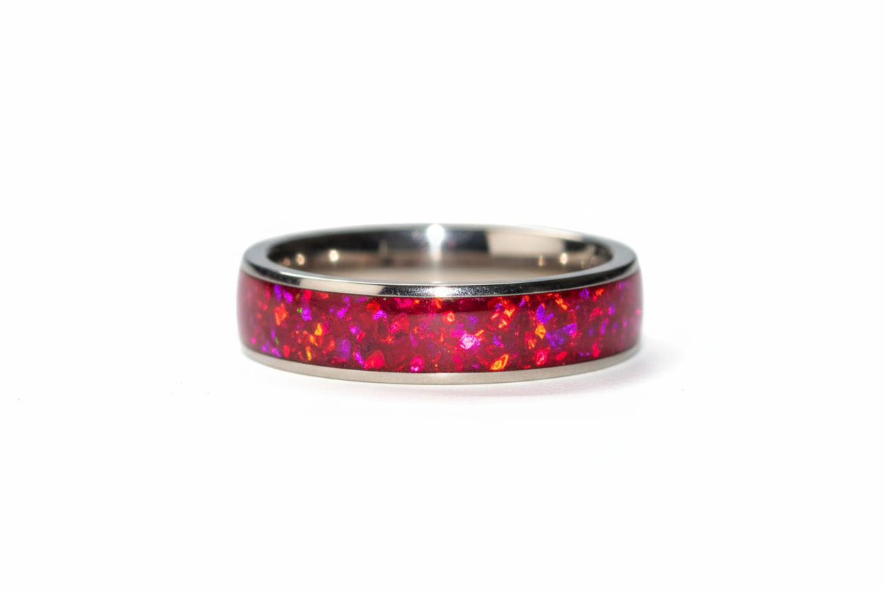 Ruby Red Opal