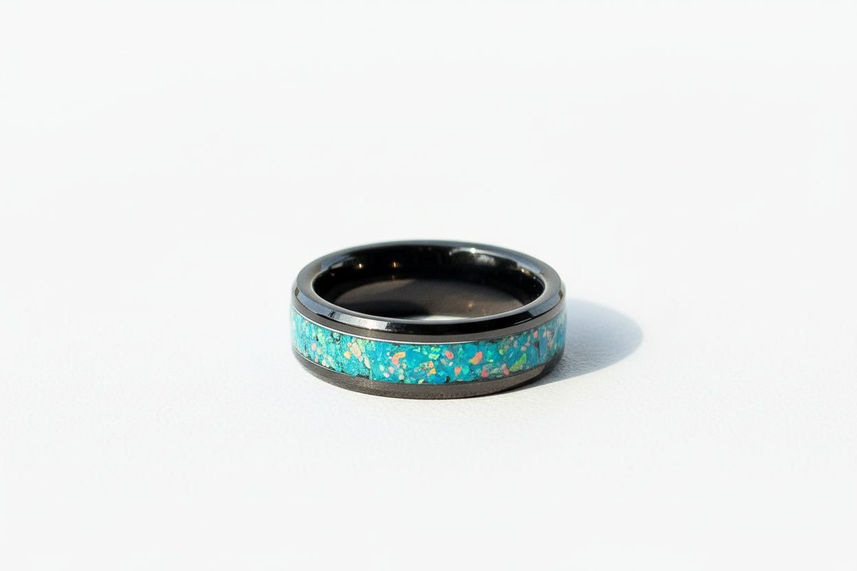 Black Dragons Egg Opal